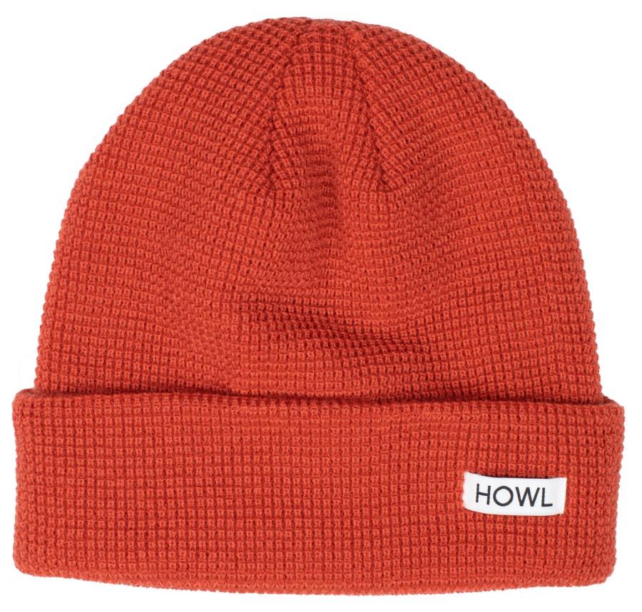 Howl Waffle Ski/Snowboard Beanie, One Size Burnt Orange